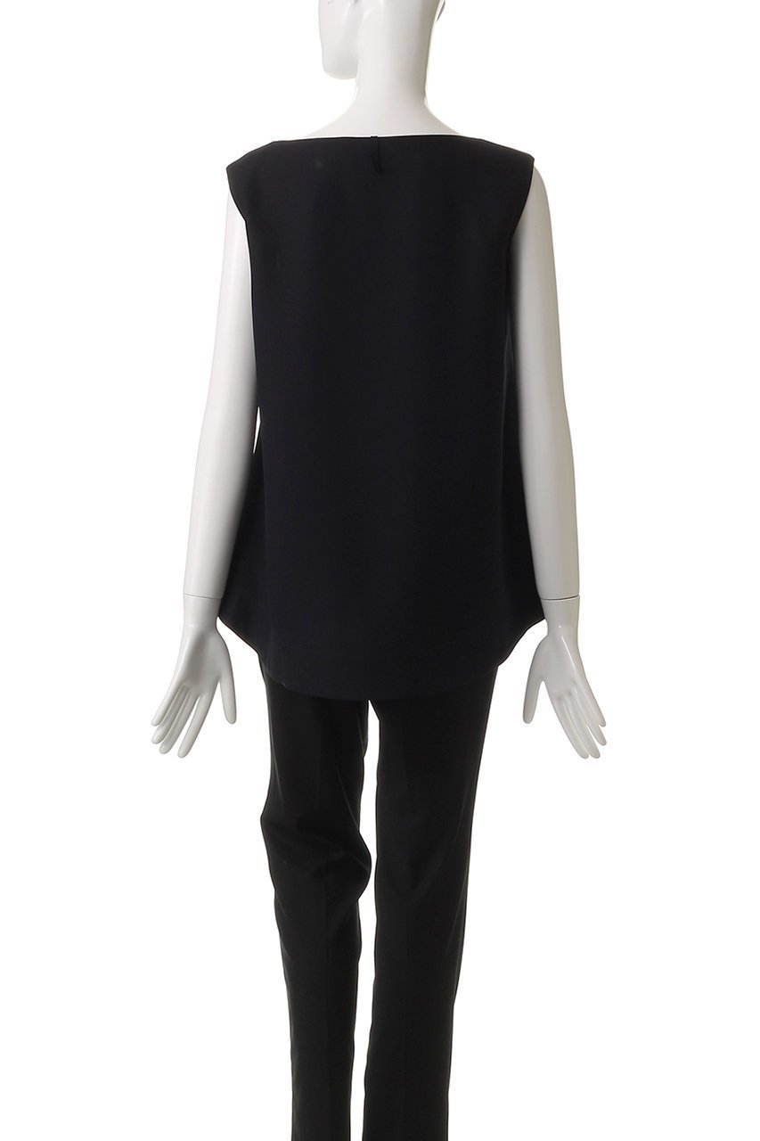 【エムフィル/M Fil】のバックサテンジョーゼット ドロップテールブラウス 人気、トレンドファッション・服の通販 founy(ファニー) 　ファッション　Fashion　レディースファッション　Fashion for Women　トップス・カットソー　Cut & Sew Tops　キャミソール&ノースリーブ　Camisoles & Sleeveless Tops　シャツ・ブラウス・オフィスカジュアル　Elegant Blouses & Button-Ups　バッグ　Bags　サテン　Satin, Glossy Fabric　シルク　Silk, 100% Silk　シンプル　Simple, Minimal　ジョーゼット　Georgette, Semi-Sheer Fabric　ドレープ　Drape, Draping Fabric　ノースリーブ　Sleeveless, No-Sleeve　フォーマル　Formal, Dressy　ボトム　Bottoms, Lower Wear　エレガント 上品　Elegant　other-4|ID: prp329100004506013 ipo3291000000032908603