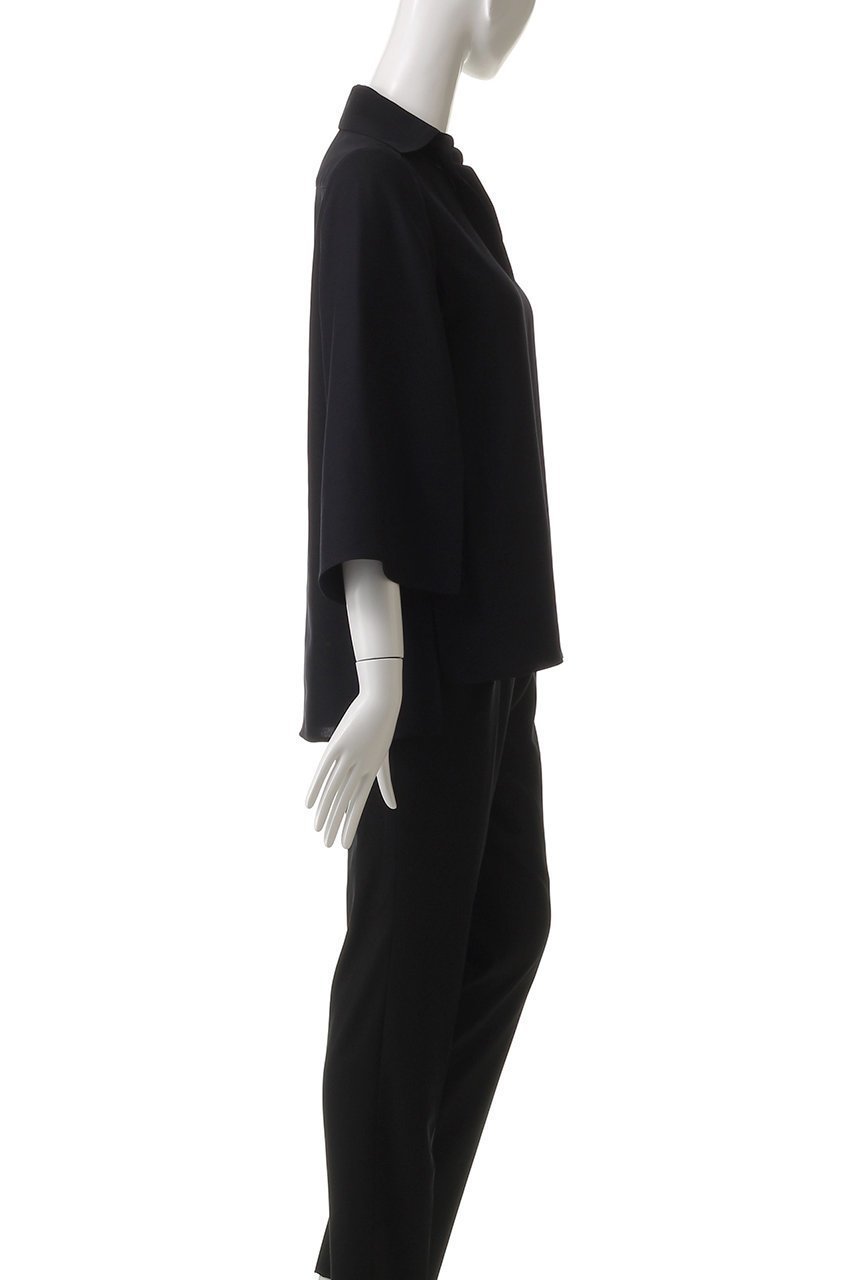 【エムフィル/M Fil】のバックサテンジョーゼット スリットスリーブブラウス 人気、トレンドファッション・服の通販 founy(ファニー) 　ファッション　Fashion　レディースファッション　Fashion for Women　トップス・カットソー　Cut & Sew Tops　シャツ・ブラウス・オフィスカジュアル　Elegant Blouses & Button-Ups　バッグ　Bags　サテン　Satin, Glossy Fabric　シルク　Silk, 100% Silk　ジョーゼット　Georgette, Semi-Sheer Fabric　スリット　Slit, Slit Detail　スリーブ　Sleeve, Long Sleeve / Short Sleeve　ドレープ　Drape, Draping Fabric　ロング　Long, Long-Length　エレガント 上品　Elegant　other-3|ID: prp329100004506014 ipo3291000000034955215