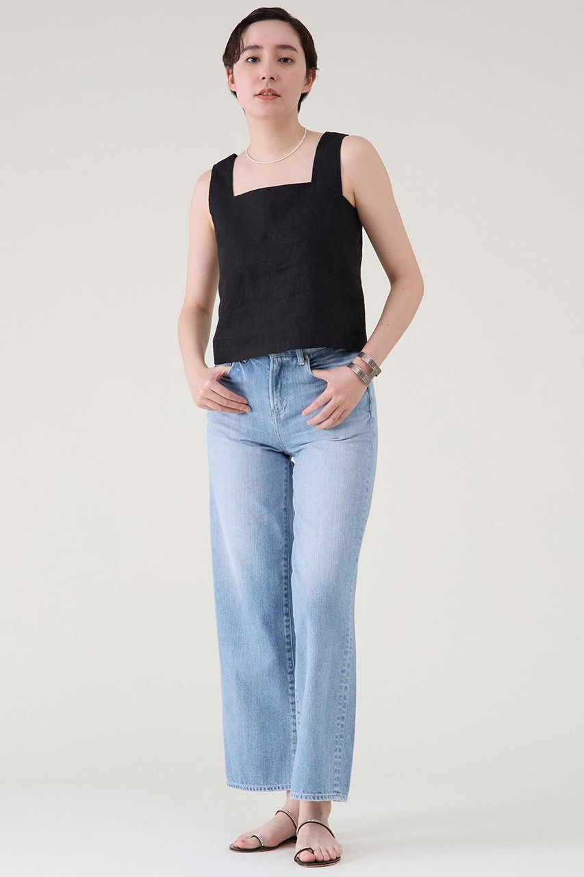 【マルティニーク/martinique】のウォッシュリネンノースリーブブラウス(セットアップ可) 人気、トレンドファッション・服の通販 founy(ファニー) 　ファッション　Fashion　レディースファッション　Fashion for Women　トップス・カットソー　Cut & Sew Tops　キャミソール&ノースリーブ　Camisoles & Sleeveless Tops　シャツ・ブラウス・オフィスカジュアル　Elegant Blouses & Button-Ups　おすすめ　Recommended / Our Picks　セットアップ　Set-Up, Coordinated Outfit　ノースリーブ　Sleeveless, No-Sleeve　リネン　Linen, Linen Fabric　ロング　Long, Long-Length　別注　Limited Edition, Custom Order　夏　Summer　定番　Standard, Basic Item　other-4|ID: prp329100004506031 ipo3291000000032811430