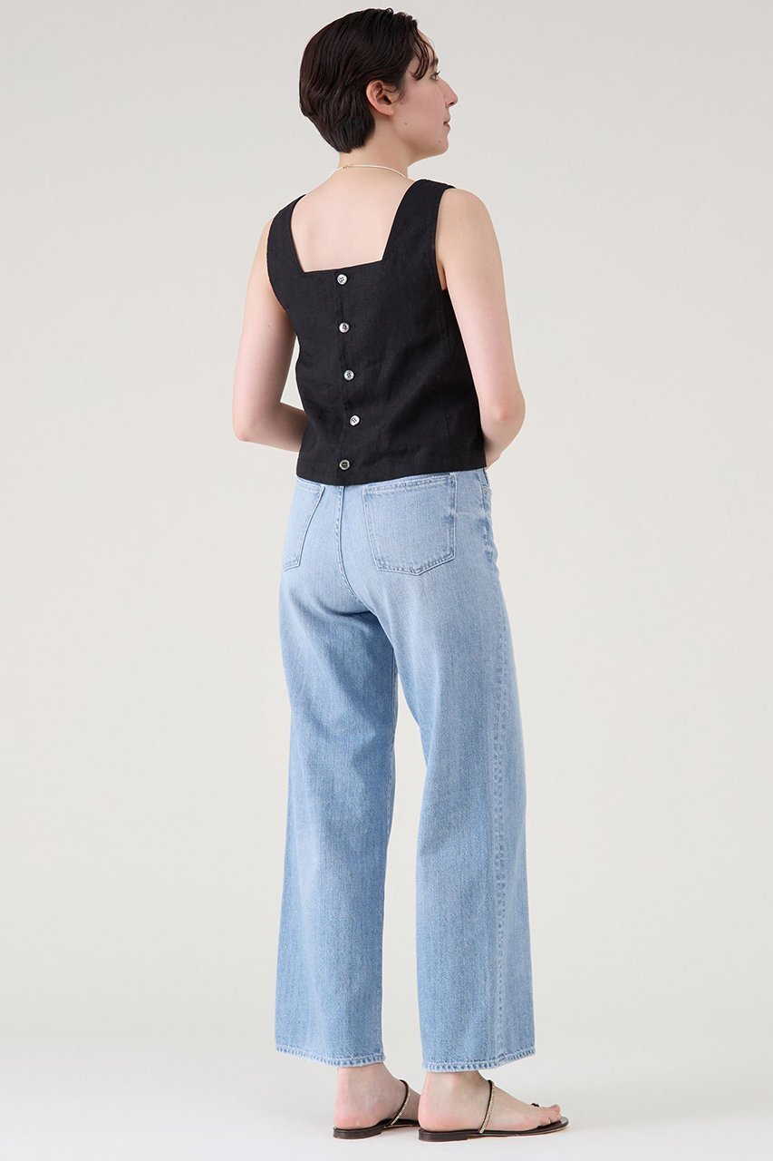 【マルティニーク/martinique】のウォッシュリネンノースリーブブラウス(セットアップ可) 人気、トレンドファッション・服の通販 founy(ファニー) 　ファッション　Fashion　レディースファッション　Fashion for Women　トップス・カットソー　Cut & Sew Tops　キャミソール&ノースリーブ　Camisoles & Sleeveless Tops　シャツ・ブラウス・オフィスカジュアル　Elegant Blouses & Button-Ups　おすすめ　Recommended / Our Picks　セットアップ　Set-Up, Coordinated Outfit　ノースリーブ　Sleeveless, No-Sleeve　リネン　Linen, Linen Fabric　ロング　Long, Long-Length　別注　Limited Edition, Custom Order　夏　Summer　定番　Standard, Basic Item　other-6|ID: prp329100004506031 ipo3291000000032811432