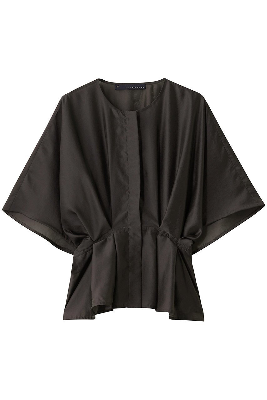 【マルティニーク/martinique】のタックティアードブラウス インテリア・キッズ・メンズ・レディースファッション・服の通販 founy(ファニー) 　ファッション　Fashion　レディースファッション　Fashion for Women　トップス・カットソー　Cut & Sew Tops　シャツ・ブラウス・オフィスカジュアル　Elegant Blouses & Button-Ups　おすすめ　Recommended / Our Picks　カーゴパンツ　Cargo Pants, Utility Pants　ショート　Short, Short Length　スラックス　Slacks, Dress Pants　スリーブ　Sleeve, Long Sleeve / Short Sleeve　デニム　Denim, Jeans Material　フィット　Fit, Slim Fit　フォーマル　Formal, Dressy　エレガント 上品　Elegant　羽織　Haori, Light Jacket　チャコール|ID: prp329100004506035 ipo3291000000035757320