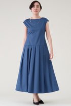 【マルティニーク/martinique】のタイプライターワンピース ブルー|ID:prp329100004506037