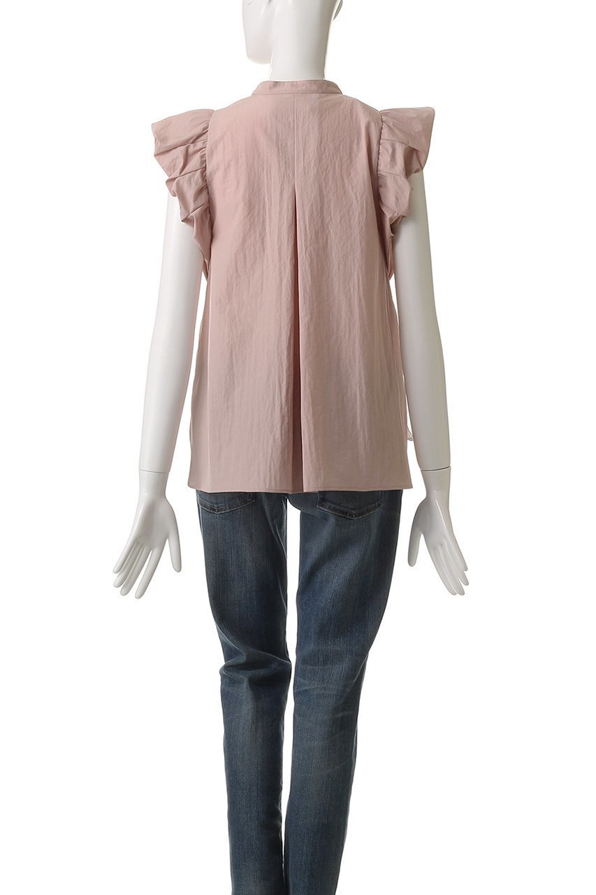 【マリリンムーン/MARILYN MOON】のバタフライスリーブピンタックブラウス 人気、トレンドファッション・服の通販 founy(ファニー) 　ファッション　Fashion　レディースファッション　Fashion for Women　トップス・カットソー　Cut & Sew Tops　シャツ・ブラウス・オフィスカジュアル　Elegant Blouses & Button-Ups　おすすめ　Recommended / Our Picks　ショート　Short, Short Length　スリット　Slit, Slit Detail　スリーブ　Sleeve, Long Sleeve / Short Sleeve　バタフライ　Butterfly, Butterfly Motif　バランス　Balance, Style Balance　バルーン　Balloon, Balloon Silhouette　フォルム　Silhouette, Form　ボトム　Bottoms, Lower Wear　other-4|ID: prp329100004506039 ipo3291000000032908381