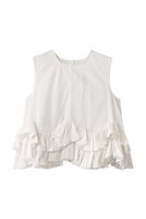【マリリンムーン/MARILYN MOON】の2wayスパイラルラッフルスリーブレスブラウス 人気、トレンドファッション・服の通販 founy(ファニー) ファッション Fashion レディースファッション WOMEN トップス・カットソー Tops/Tshirt キャミソール / ノースリーブ No Sleeves シャツ/ブラウス Shirts/Blouses おすすめ Recommend オケージョン Occasion カットソー Cut And Sew サテン Satin ノースリーブ No Sleeve ベスト Vest ラッフル Raffle ワイド Wide 人気 Popularity NEW・新作・新着・新入荷 New Arrivals |ID:prp329100004506041