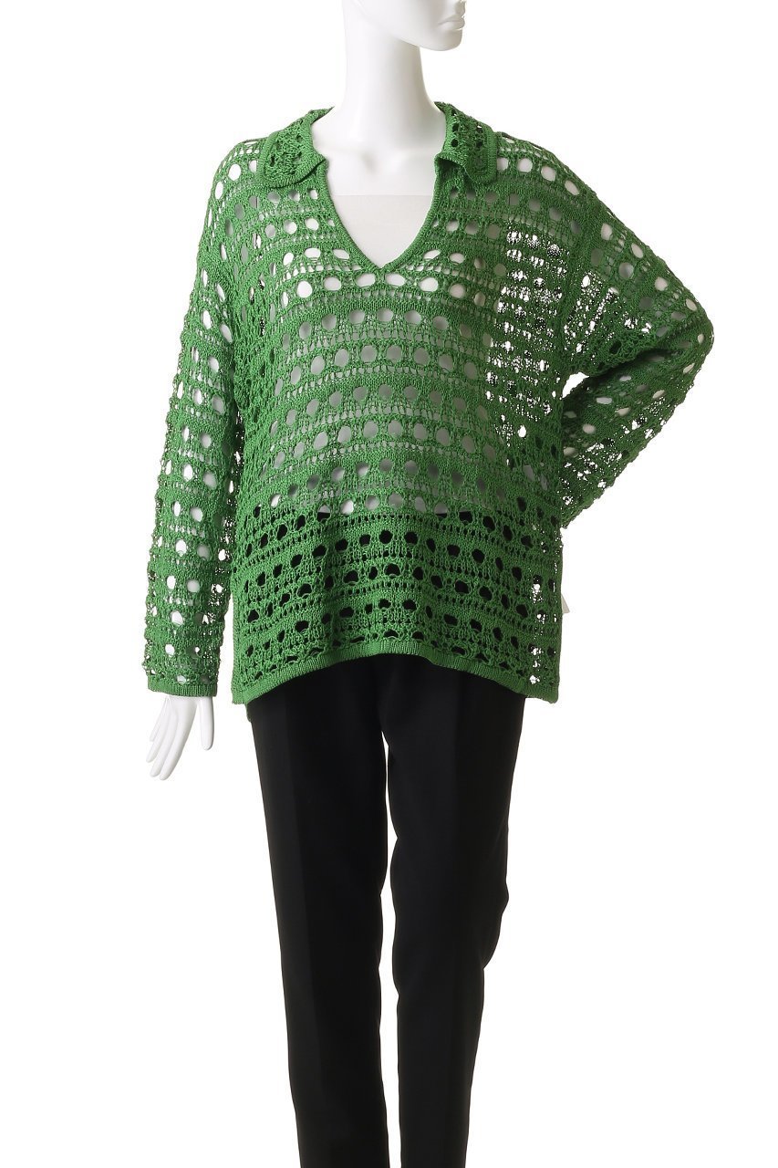 【マノフ/MANOF】のCROCHET KNIT TOPS/トップス 人気、トレンドファッション・服の通販 founy(ファニー) 　ファッション　Fashion　レディースファッション　Fashion for Women　トップス・カットソー　Cut & Sew Tops　ニット　Knit Tops & Sweaters　カジュアルプルオーバー・ニットトップス　Pullovers & Knit Tops / Casual Pullovers　キャミ　Camisole, Cami Top　夏　Summer　春　Spring　長袖　Long Sleeve, Full Sleeve　other-2|ID: prp329100004506056 ipo3291000000036088859