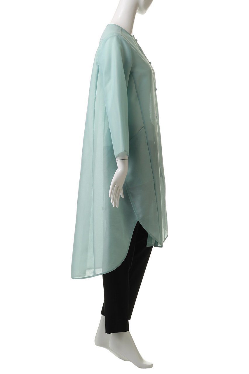 【エムフィル/M Fil】のオーガンジー シアーロングシャツ 人気、トレンドファッション・服の通販 founy(ファニー) 　ファッション　Fashion　レディースファッション　Fashion for Women　トップス・カットソー　Cut & Sew Tops　シャツ・ブラウス・オフィスカジュアル　Elegant Blouses & Button-Ups　オーガンジー　Organza Fabric　スタイリッシュ　Stylish, Fashionable　スリーブ　Sleeve, Long Sleeve / Short Sleeve　タンク　Tank Top, Sleeveless Top　ロング　Long, Long-Length　other-3|ID: prp329100004506061 ipo3291000000032908514