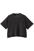 【スリー ドッツ/three dots】のダブルパイル Tシャツ ソフトブラック|ID: prp329100004506077 ipo3291000000032791209