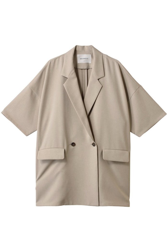 【ミディウミソリッド/MIDIUMISOLID】のlight wide JK.M ジャケット インテリア・キッズ・メンズ・レディースファッション・服の通販 founy(ファニー) https://founy.com/ ファッション Fashion レディースファッション Fashion for Women アウター Coat / Outerwear Collection レディースジャケット・軽アウター Jackets ジャケット Jacket, Outerwear スリーブ Sleeve, Long Sleeve / Short Sleeve ダブル Double, Double-Breasted ハーフ Half, Half-Length ワイド Wide, Wide Fit 夏 Summer 春 Spring S/S・春夏 SS, Spring/Summer, Warm Season |ID: prp329100004506079 ipo3291000000032788538