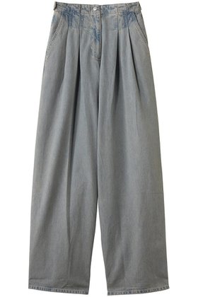 【マーレット/MERLETTE】 TRIBECA プリーツハイウエスト バレルデニム人気、トレンドファッション・服の通販 founy(ファニー) ファッション Fashion レディースファッション Ladies' Fashion Online パンツ Pants デニムパンツ Denim Pants カットソー Cut And Sew デニム Denim トレンド Trend プリーツ Pleats 再入荷 Restock/Back In Stock/Re Arrival |ID:prp329100004506084