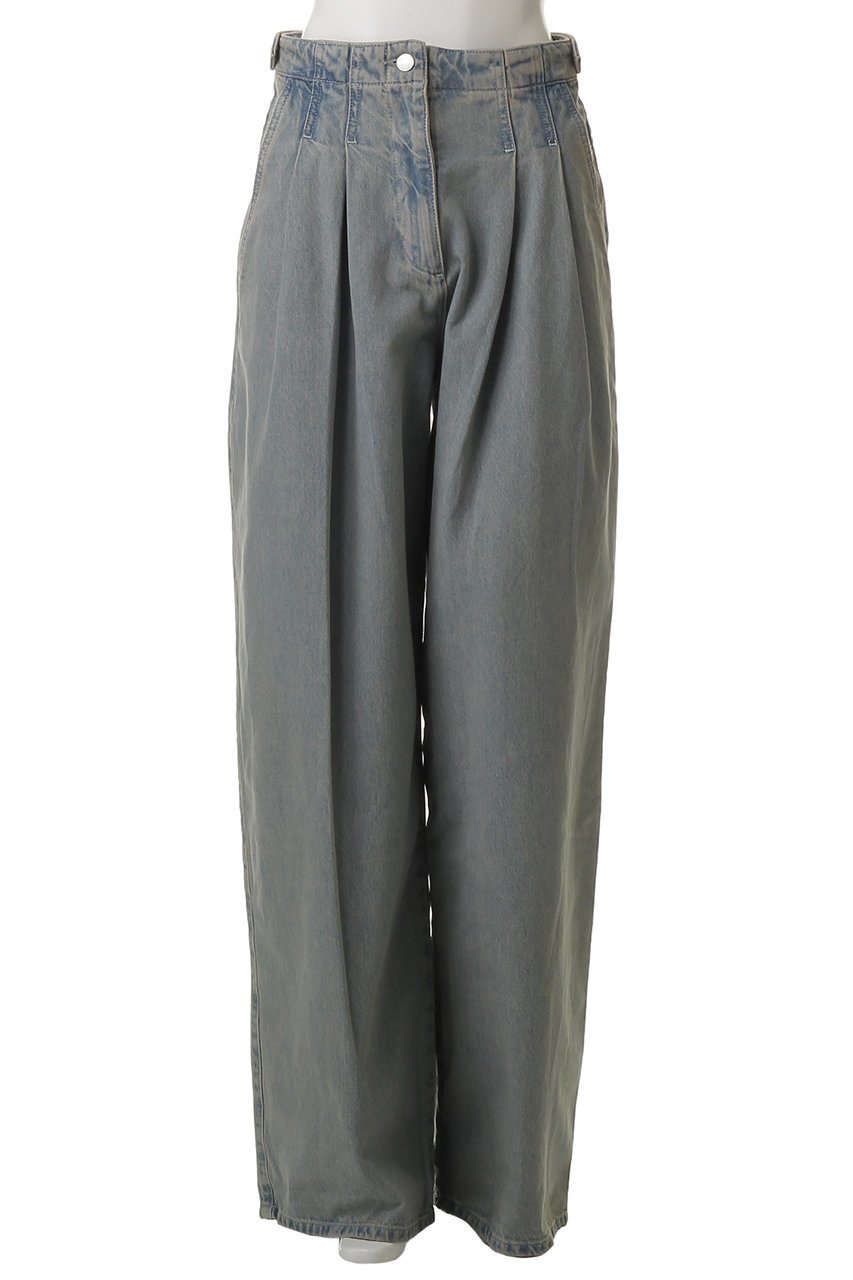 【マーレット/MERLETTE】のTRIBECA プリーツハイウエスト バレルデニム 人気、トレンドファッション・服の通販 founy(ファニー) 　ファッション　Fashion　レディースファッション　Fashion for Women　パンツ　Pants & Trousers　デニムパンツ・ジーンズ・美脚デニム　Denim Jeans & Pants　カットソー　Cut and Sewn Top　デニム　Denim, Jeans Material　トレンド　Trend, Trending Now　プリーツ　Pleats, Pleated　other-2|ID: prp329100004506084 ipo3291000000032648155