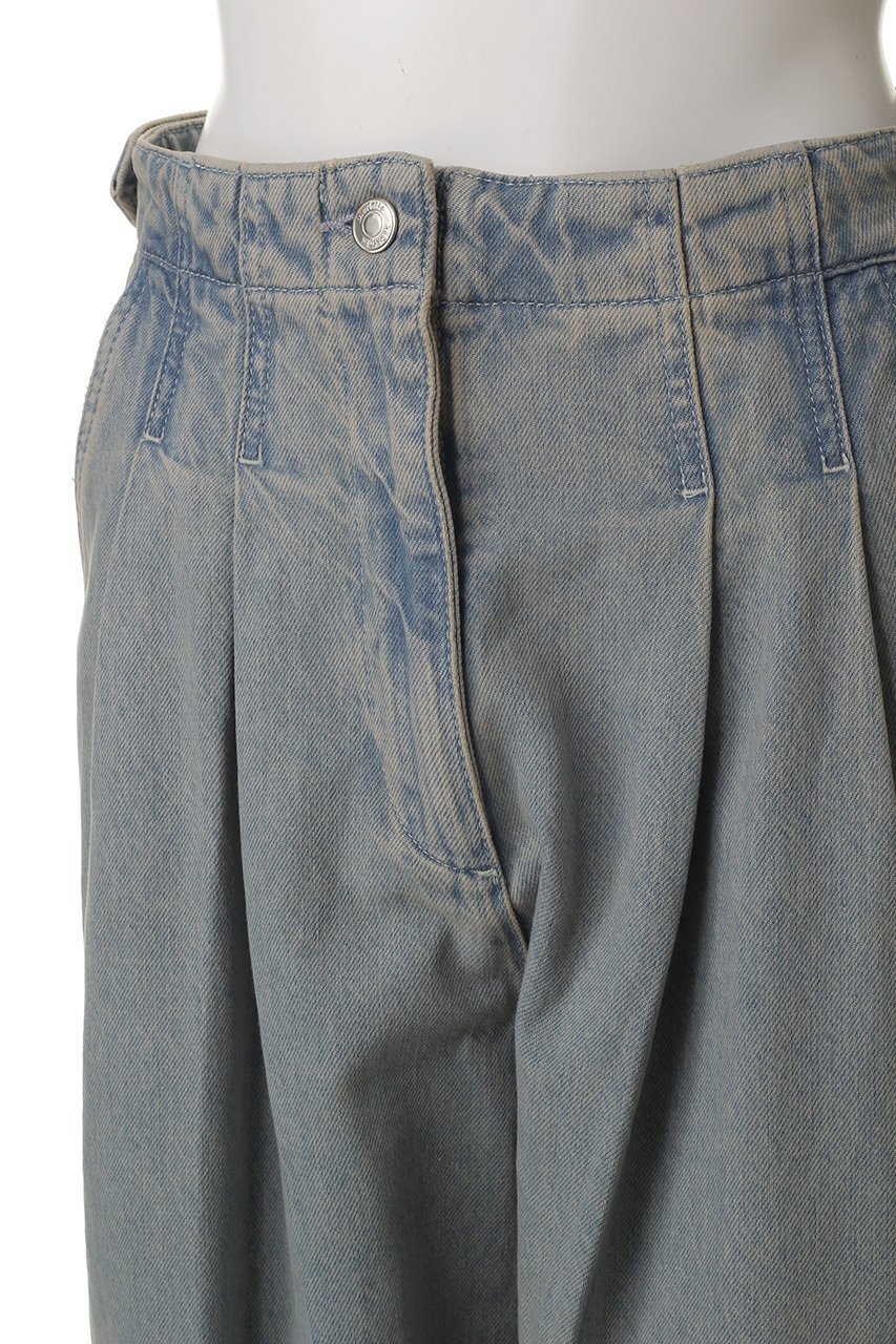 【マーレット/MERLETTE】のTRIBECA プリーツハイウエスト バレルデニム 人気、トレンドファッション・服の通販 founy(ファニー) 　ファッション　Fashion　レディースファッション　Fashion for Women　パンツ　Pants & Trousers　デニムパンツ・ジーンズ・美脚デニム　Denim Jeans & Pants　カットソー　Cut and Sewn Top　デニム　Denim, Jeans Material　トレンド　Trend, Trending Now　プリーツ　Pleats, Pleated　other-5|ID: prp329100004506084 ipo3291000000032648158