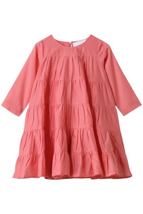 【マーレット/Merlette / KIDS】 【KIDS】SOLIMAN ENFANT ピンクティアードドレス人気、トレンドファッション・服の通販 founy(ファニー) ファッション Fashion キッズファッション Fashion for Kids ワンピース Dresses 人気 Popular, Best Seller |ID:prp329100004506086