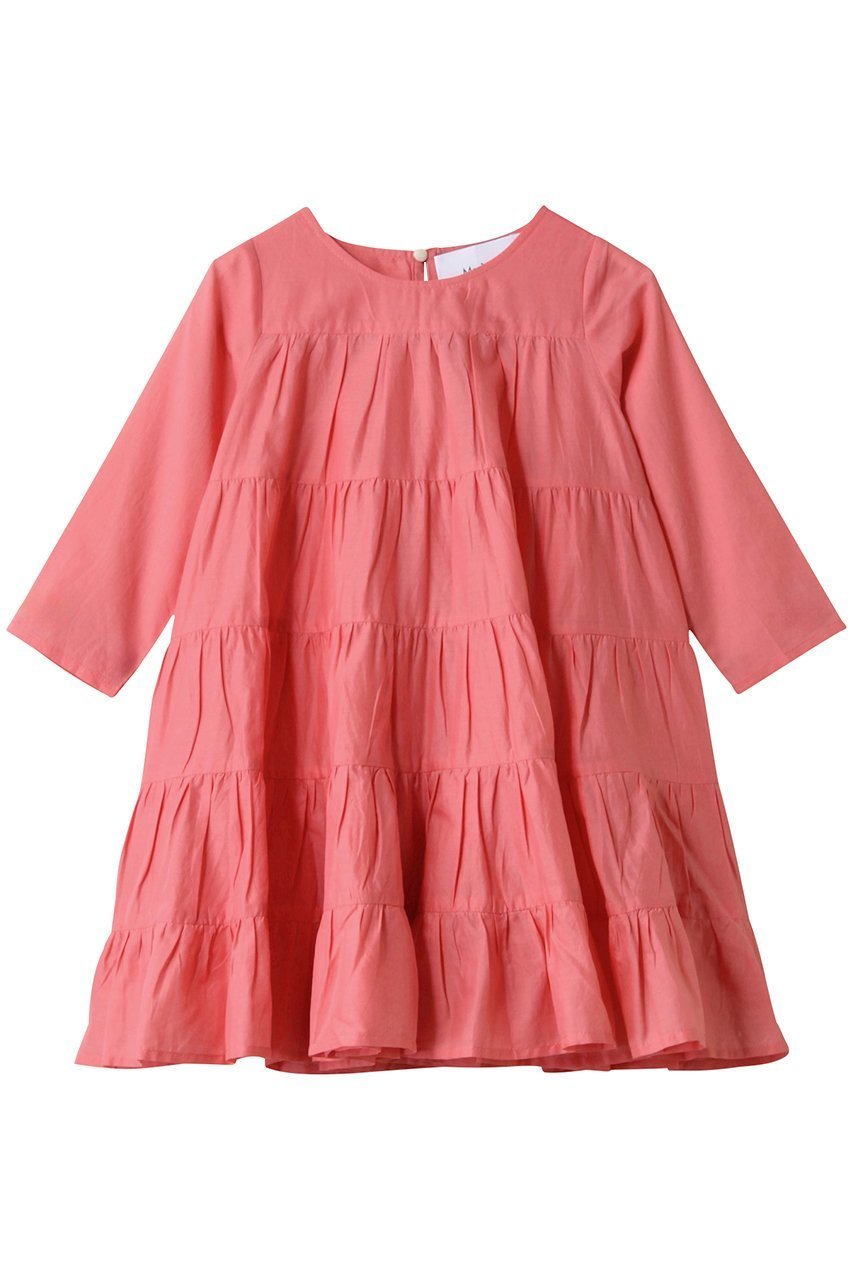 【マーレット/Merlette / KIDS】の【KIDS】SOLIMAN ENFANT ピンクティアードドレス インテリア・キッズ・メンズ・レディースファッション・服の通販 founy(ファニー) ファッション Fashion キッズファッション Fashion for Kids ワンピース Dresses 人気 Popular, Best Seller ピンク|ID: prp329100004506086 ipo3291000000036236409