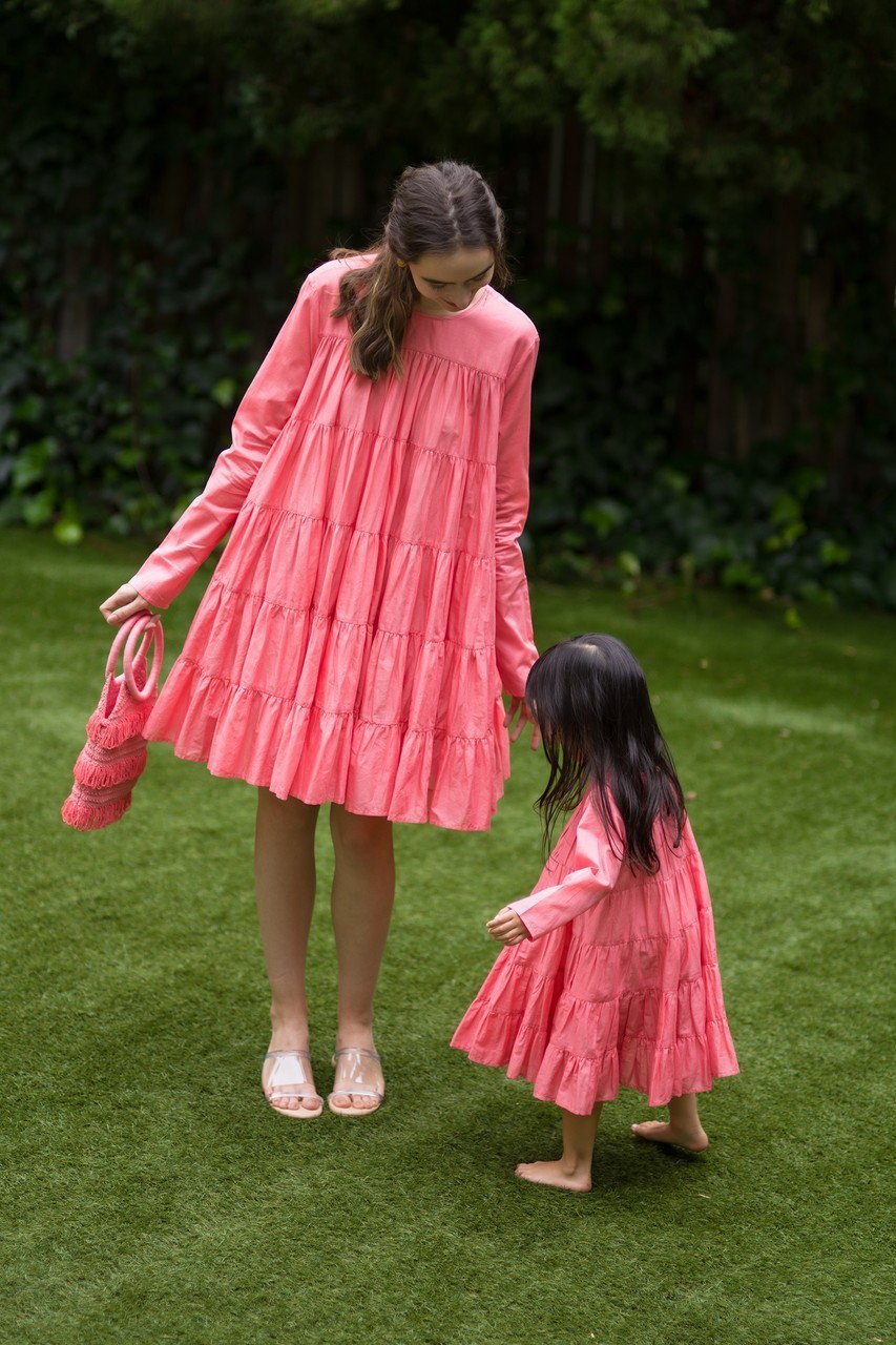 【マーレット/Merlette / KIDS】の【KIDS】SOLIMAN ENFANT ピンクティアードドレス 人気、トレンドファッション・服の通販 founy(ファニー) ファッション Fashion キッズファッション Fashion for Kids ワンピース Dresses 人気 Popular, Best Seller other-6|ID: prp329100004506086 ipo3291000000036236414