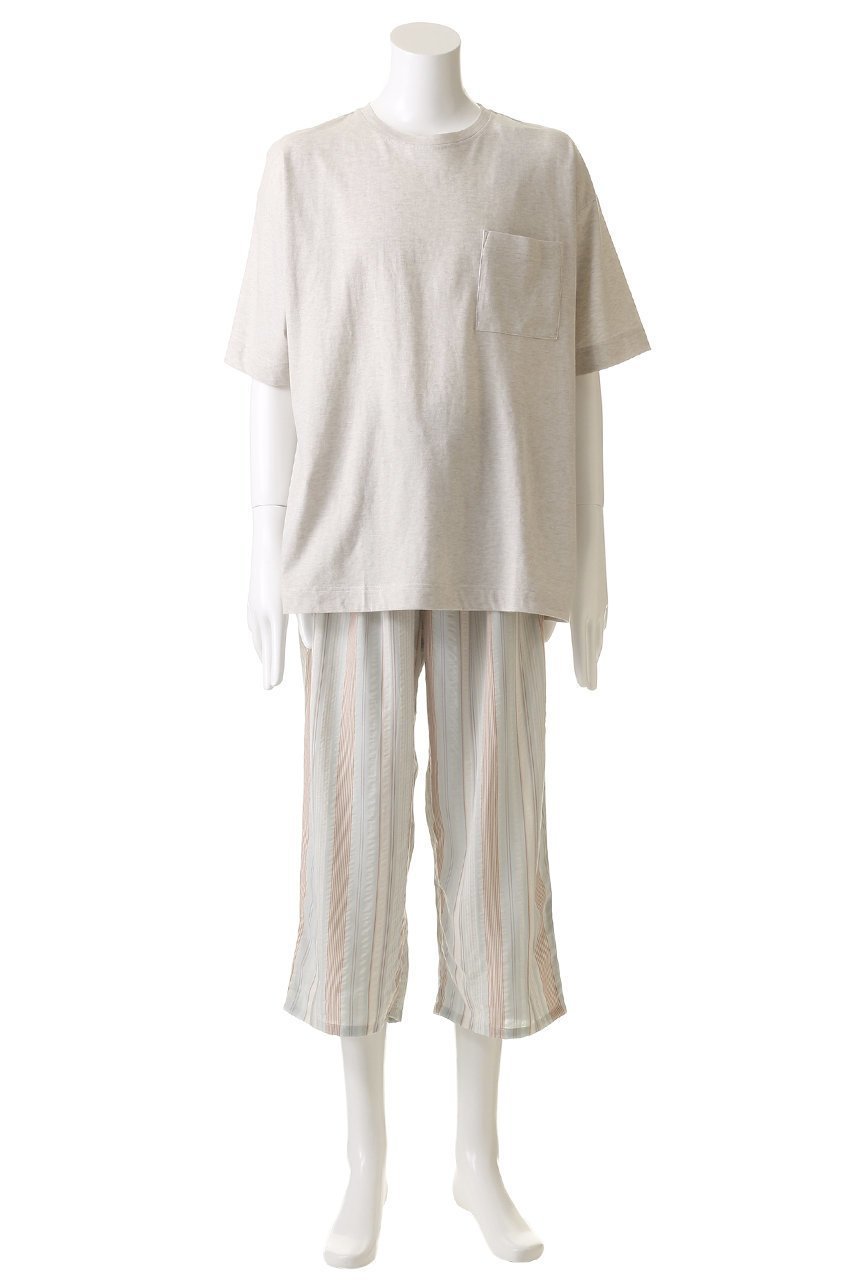【キッドブルー/KID BLUE / MEN】の【MEN】25CRサッカーストライプパジャマ 人気、トレンドファッション・服の通販 founy(ファニー) 　ファッション　Fashion　メンズファッション　Fashion for Men　サッカー　Seersucker, Summer Fabric　シンプル　Simple, Minimal　ストライプ　Stripe, Striped Pattern　パジャマ　Pajamas, Sleepwear　夏　Summer　春　Spring　S/S・春夏　SS, Spring/Summer, Warm Season　other-2|ID: prp329100004506095 ipo3291000000032833145