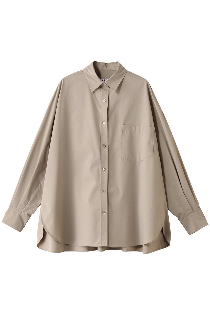 【サードマガジン/THIRD MAGAZINE】の撥水オーバーサイズシャツ インテリア・キッズ・メンズ・レディースファッション・服の通販 founy(ファニー) 　ファッション　Fashion　レディースファッション　Fashion for Women　トップス・カットソー　Cut & Sew Tops　シャツ・ブラウス・オフィスカジュアル　Elegant Blouses & Button-Ups　アウトドア　Outdoor Clothing　シンプル　Simple, Minimal　スリーブ　Sleeve, Long Sleeve / Short Sleeve　ロング　Long, Long-Length　ベージュ|ID: prp329100004506096 ipo3291000000035757327