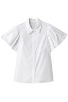 【アルアバイル/allureville】の【Loulou Willoughby】バルーンスリーブシャツブラウス 人気、トレンドファッション・服の通販 founy(ファニー) ファッション Fashion レディースファッション Fashion for Women トップス・カットソー Cut & Sew Tops シャツ・ブラウス・オフィスカジュアル Elegant Blouses & Button-Ups エレガント 上品 Elegant ショート Short, Short Length スリーブ Sleeve, Long Sleeve / Short Sleeve デニム Denim, Jeans Material バルーン Balloon, Balloon Silhouette フェミニン Feminine, Girly フレア Flare, Flared thumbnail ホワイト|ID: prp329100004506101 ipo3291000000035957874