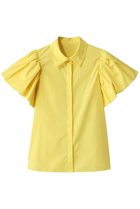 【アルアバイル/allureville】の【Loulou Willoughby】バルーンスリーブシャツブラウス 人気、トレンドファッション・服の通販 founy(ファニー) ファッション Fashion レディースファッション Fashion for Women トップス・カットソー Cut & Sew Tops シャツ・ブラウス・オフィスカジュアル Elegant Blouses & Button-Ups エレガント 上品 Elegant ショート Short, Short Length スリーブ Sleeve, Long Sleeve / Short Sleeve デニム Denim, Jeans Material バルーン Balloon, Balloon Silhouette フェミニン Feminine, Girly フレア Flare, Flared thumbnail イエロー|ID: prp329100004506101 ipo3291000000035957875