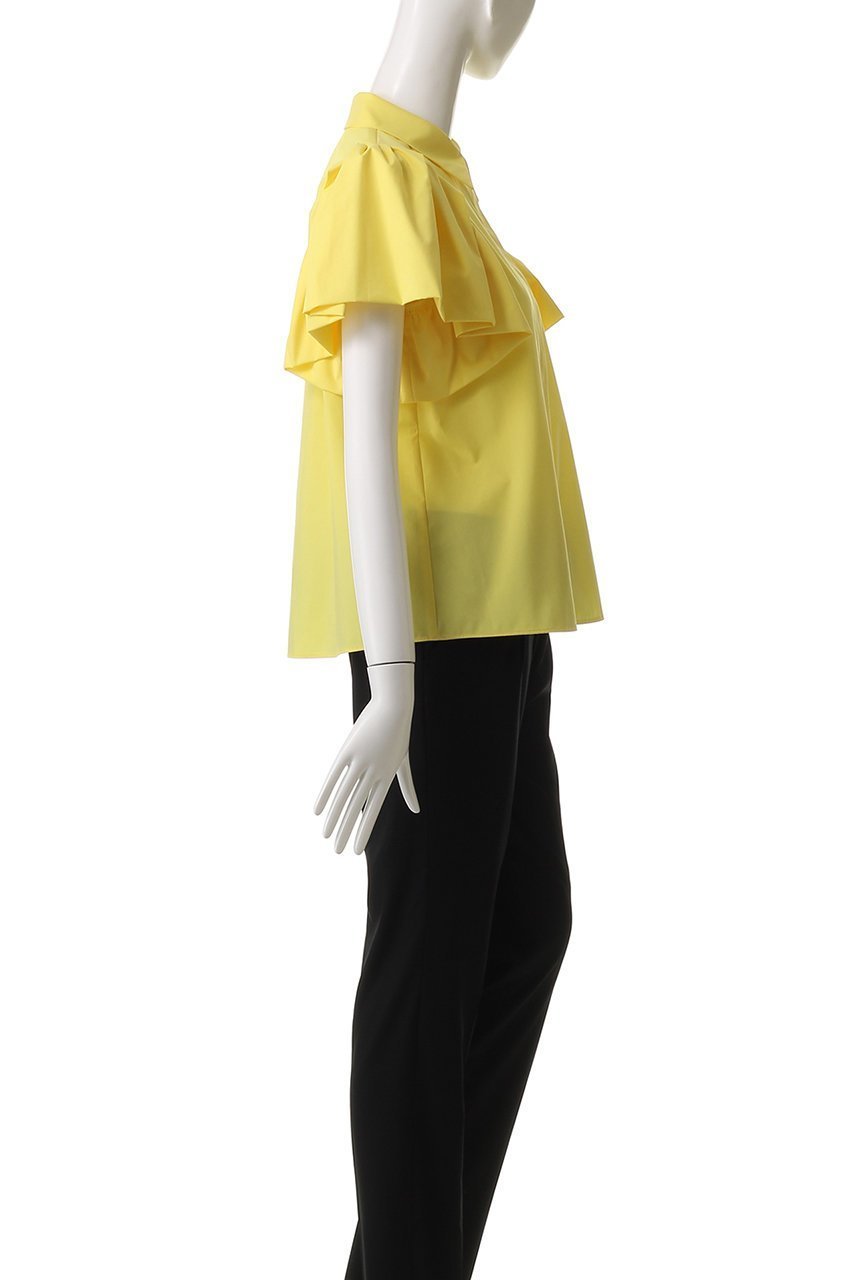 【アルアバイル/allureville】の【Loulou Willoughby】バルーンスリーブシャツブラウス 人気、トレンドファッション・服の通販 founy(ファニー) 　ファッション　Fashion　レディースファッション　Fashion for Women　トップス・カットソー　Cut & Sew Tops　シャツ・ブラウス・オフィスカジュアル　Elegant Blouses & Button-Ups　エレガント 上品　Elegant　ショート　Short, Short Length　スリーブ　Sleeve, Long Sleeve / Short Sleeve　デニム　Denim, Jeans Material　バルーン　Balloon, Balloon Silhouette　フェミニン　Feminine, Girly　フレア　Flare, Flared　other-3|ID: prp329100004506101 ipo3291000000035957878