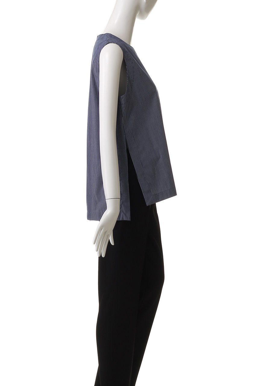 【エリオポール/heliopole】のサイドスリットスリーブレスブラウス 人気、トレンドファッション・服の通販 founy(ファニー) 　ファッション　Fashion　レディースファッション　Fashion for Women　トップス・カットソー　Cut & Sew Tops　キャミソール&ノースリーブ　Camisoles & Sleeveless Tops　シャツ・ブラウス・オフィスカジュアル　Elegant Blouses & Button-Ups　シンプル　Simple, Minimal　スリット　Slit, Slit Detail　ノースリーブ　Sleeveless, No-Sleeve　フェミニン　Feminine, Girly　ヘムライン　Hemline, Bottom Cut　マニッシュ　Mannish, Boyish　other-3|ID: prp329100004506102 ipo3291000000035062711