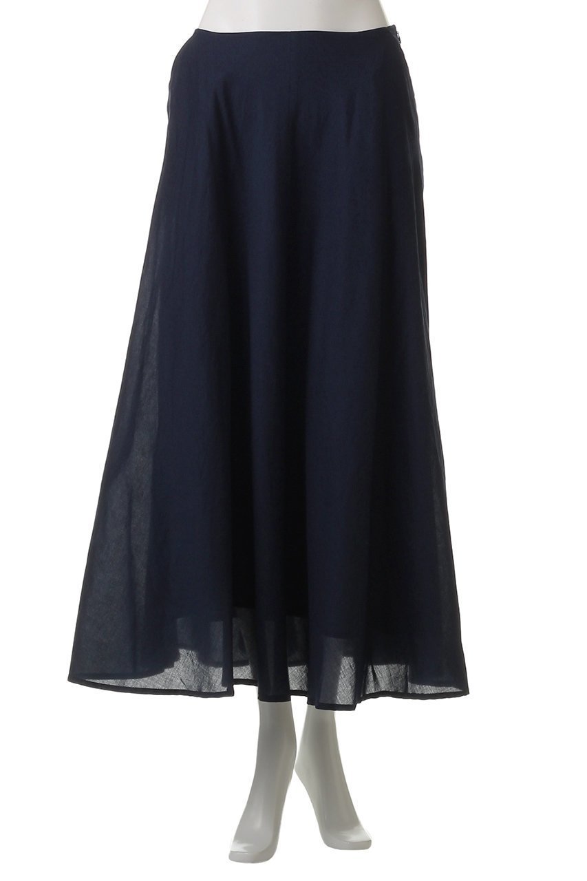 【エリオポール/heliopole】のコットンローンフレアスカート 人気、トレンドファッション・服の通販 founy(ファニー) 　ファッション　Fashion　レディースファッション　Fashion for Women　スカート　Skirts　Aライン・フレアスカート　A-Line & Flared Skirts　ロングスカート　Long Skirts / Maxi & Midi Skirts　おすすめ　Recommended / Our Picks　シンプル　Simple, Minimal　セットアップ　Set-Up, Coordinated Outfit　フェミニン　Feminine, Girly　フレア　Flare, Flared　ロング　Long, Long-Length　エレガント 上品　Elegant　other-2|ID: prp329100004506104 ipo3291000000032844280