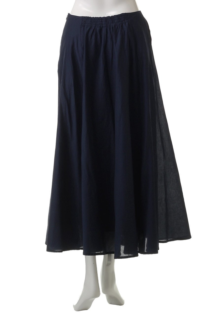 【エリオポール/heliopole】のコットンローンフレアスカート 人気、トレンドファッション・服の通販 founy(ファニー) 　ファッション　Fashion　レディースファッション　Fashion for Women　スカート　Skirts　Aライン・フレアスカート　A-Line & Flared Skirts　ロングスカート　Long Skirts / Maxi & Midi Skirts　おすすめ　Recommended / Our Picks　シンプル　Simple, Minimal　セットアップ　Set-Up, Coordinated Outfit　フェミニン　Feminine, Girly　フレア　Flare, Flared　ロング　Long, Long-Length　エレガント 上品　Elegant　other-4|ID: prp329100004506104 ipo3291000000032844291