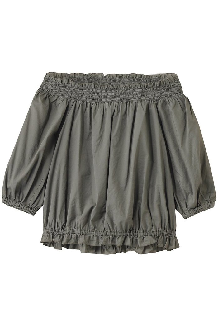 【エリオポール/heliopole】のコットンローンオフショルダーブラウス インテリア・キッズ・メンズ・レディースファッション・服の通販 founy(ファニー) https://founy.com/ ファッション Fashion レディースファッション Fashion for Women トップス・カットソー Cut & Sew Tops シャツ・ブラウス・オフィスカジュアル Elegant Blouses & Button-Ups ギャザー Gathered, Ruffled ショート Short, Short Length スリーブ Sleeve, Long Sleeve / Short Sleeve フェミニン Feminine, Girly |ID: prp329100004506105 ipo3291000000035062643