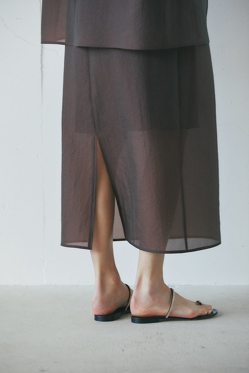 【ジェイドット/j.】のオクタスカート 人気、トレンドファッション・服の通販 founy(ファニー) 　ファッション　Fashion　レディースファッション　WOMEN　スカート　Skirt　ロングスカート　Long Skirt　シアー　Sheer　シンプル　Simple　セットアップ　Set Up　タンク　Tank　ロング　Long　夏　Summer　春　Spring　S/S・春夏　Ss・Spring/Summer　other-7|ID: prp329100004506106 ipo3291000000031836678