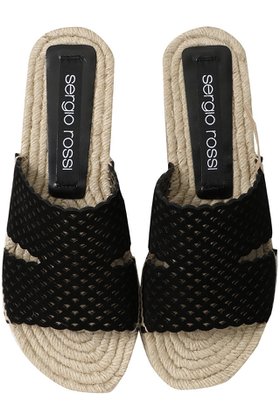【セルジオ ロッシ/SERGIO ROSSI】 srMICRO MERMAID フラットサンダル人気、トレンドファッション・服の通販 founy(ファニー) ファッション Fashion レディースファッション Fashion for Women おすすめ Recommended / Our Picks インソール Shoe Insole サマー Summer, Summer Style サンダル Sandals, Summer Shoes フラット Flat, Flat Shoes ラフィア Raffia, Natural Straw リゾート Resort, Vacation Style ワーク Workwear, Utility Style |ID:prp329100004506109
