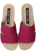 【セルジオ ロッシ/SERGIO ROSSI】のsrMICRO MERMAID フラットサンダル インディアンピンク|ID: prp329100004506109 ipo3291000000035558794