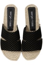 【セルジオ ロッシ/SERGIO ROSSI】のsrMICRO MERMAID フラットサンダル ブラック|ID: prp329100004506109 ipo3291000000036180166