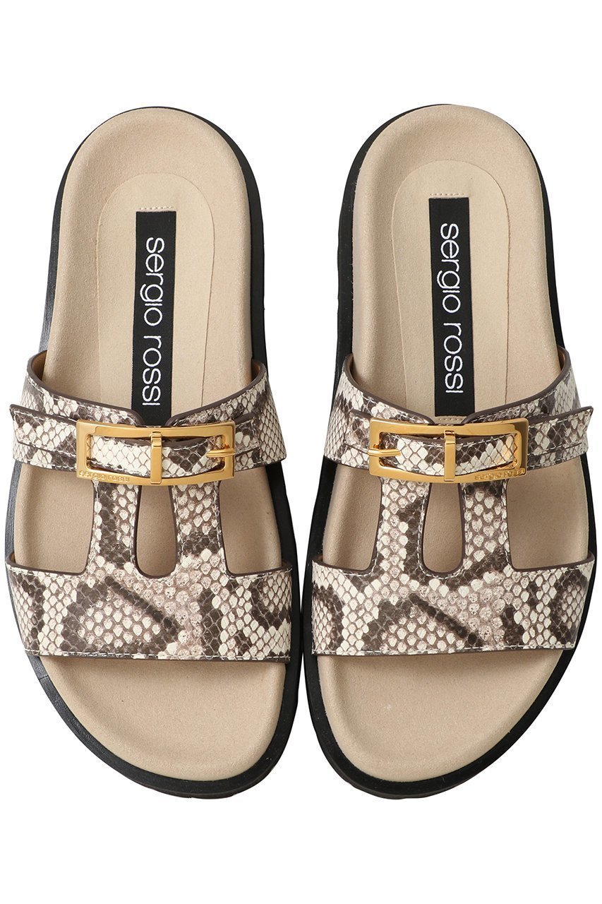 【セルジオ ロッシ/SERGIO ROSSI】のsrNORA フラットサンダル 人気、トレンドファッション・服の通販 founy(ファニー) 　ファッション　Fashion　レディースファッション　Fashion for Women　おすすめ　Recommended / Our Picks　サンダル　Sandals, Summer Shoes　ソックス　Socks, Hosiery　フラット　Flat, Flat Shoes　夏　Summer　other-4|ID: prp329100004506111 ipo3291000000032804518