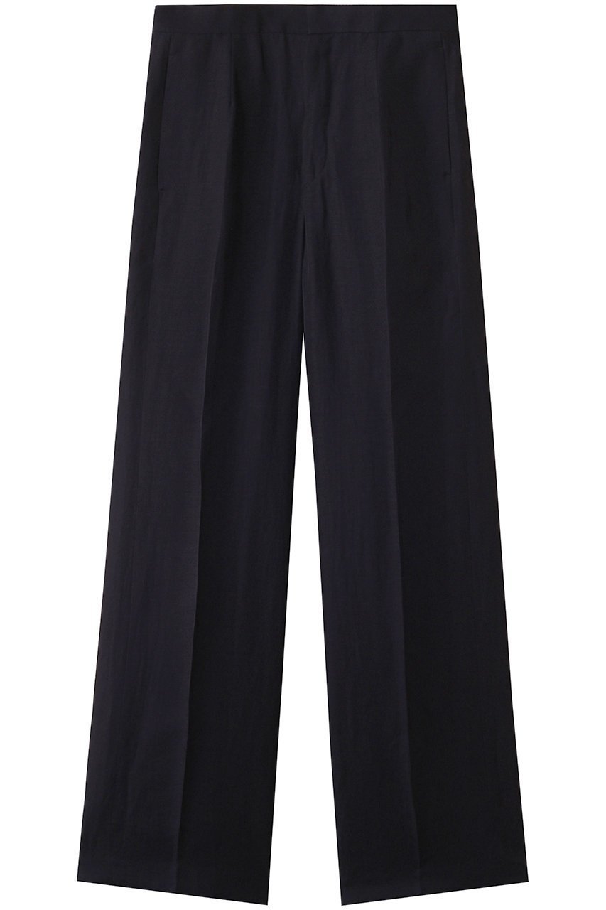 【ベイジ,/BEIGE,】のBERNARD(ベルナール)/リネンストレートフルレングスパンツ インテリア・キッズ・メンズ・レディースファッション・服の通販 founy(ファニー) 　ファッション　Fashion　レディースファッション　Fashion for Women　パンツ　Pants & Trousers　ジャケット　Jacket, Outerwear　ストレート　Straight, Straight Cut　スニーカー　Sneakers, Trainers　センター　Center, Center Line　ダウン　Down, Puffer　リネン　Linen, Linen Fabric　エレガント 上品　Elegant　Navy|ID: prp329100004506113 ipo3291000000035068516