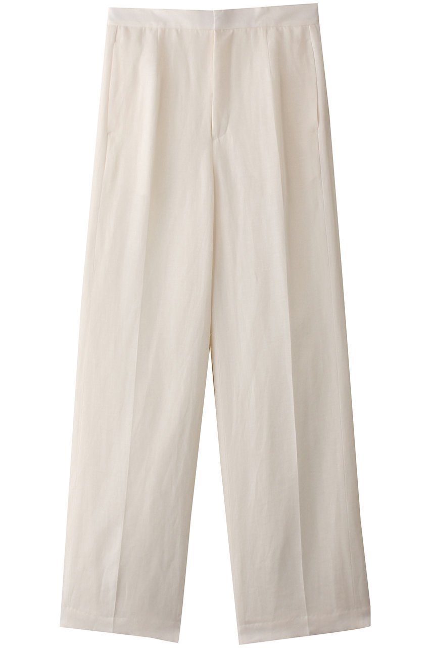 【ベイジ,/BEIGE,】のBERNARD(ベルナール)/リネンストレートフルレングスパンツ インテリア・キッズ・メンズ・レディースファッション・服の通販 founy(ファニー) 　ファッション　Fashion　レディースファッション　Fashion for Women　パンツ　Pants & Trousers　ジャケット　Jacket, Outerwear　ストレート　Straight, Straight Cut　スニーカー　Sneakers, Trainers　センター　Center, Center Line　ダウン　Down, Puffer　リネン　Linen, Linen Fabric　エレガント 上品　Elegant　Meringue|ID: prp329100004506113 ipo3291000000035068518