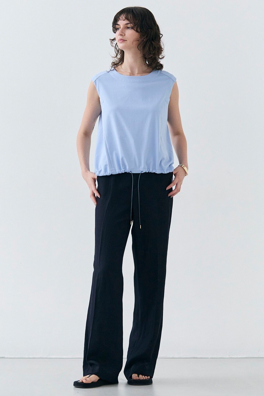 【ベイジ,/BEIGE,】のIXIA(イキシア)/コットンノースリーブドロストトップス 人気、トレンドファッション・服の通販 founy(ファニー) 　ファッション　Fashion　レディースファッション　WOMEN　トップス・カットソー　Tops/Tshirt　キャミソール / ノースリーブ　No Sleeves　シャツ/ブラウス　Shirts/Blouses　ロング / Tシャツ　T-Shirts　カットソー　Cut and Sewn　インナー　Inner　カーディガン　Cardigan　キャミソール　Camisole　シンプル　Simple　ジャケット　Jacket　タンク　Tank　ドローストリング　Drawstring　other-7|ID: prp329100004506114 ipo3291000000032100106