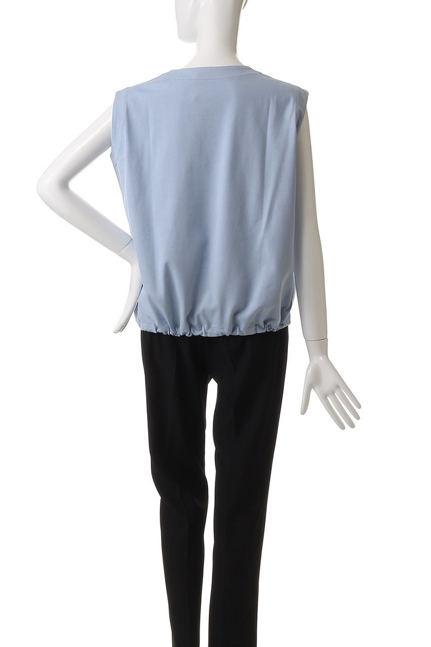 【ベイジ,/BEIGE,】のIXIA(イキシア)/コットンノースリーブドロストトップス 人気、トレンドファッション・服の通販 founy(ファニー) 　ファッション　Fashion　レディースファッション　Fashion for Women　トップス・カットソー　Cut & Sew Tops　キャミソール&ノースリーブ　Camisoles & Sleeveless Tops　シャツ・ブラウス・オフィスカジュアル　Elegant Blouses & Button-Ups　ロングTシャツ・Tシャツ　Longline T-Shirts & Tees　カットソー・ベーシックTシャツ　Cut-and-Sewn Tops / Stretch Tees & Basics　インナー　Innerwear　カーディガン　Cardigan, Knitwear　キャミソール　Camisole, Spaghetti Strap Top　シンプル　Simple, Minimal　ジャケット　Jacket, Outerwear　タンク　Tank Top, Sleeveless Top　ドローストリング　Drawstring, Pull Cord　other-4|ID: prp329100004506114 ipo3291000000032846851