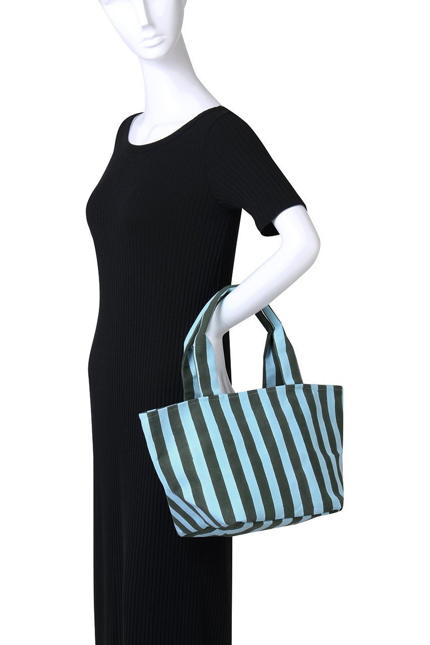 【エスゼット ブロックプリント/SZ Blockprints】のTHICK STRIPE トートバッグ 大人の最旬トレンドファッション＆コーディネート founy(ファウニー) 　ファッション　Fashion　レディースファッション　Fashion for Women　バッグ　Bags　ストライプ　Stripe, Striped Pattern　デニム　Denim, Jeans Material　フェミニン　Feminine, Girly　other-3|ID: prp329100004506117 ipo3291000000036926496