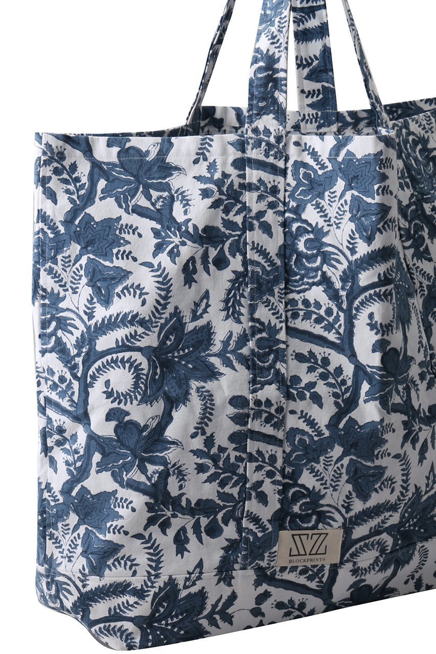 【エスゼット ブロックプリント/SZ Blockprints】のBIG PHOOL コットンオーバーサイズトートバッグ 人気、トレンドファッション・服の通販 founy(ファニー) 　ファッション　Fashion　レディースファッション　Fashion for Women　バッグ　Bags　ビッグ　Big, Oversized　ビーチ　Beach, Seaside　プリント　Print, Printed Pattern　ポケット　Pocket, Pocket Detail　リゾート　Resort, Vacation Style　夏　Summer　旅行　Travel　other-5|ID: prp329100004506118 ipo3291000000032778659