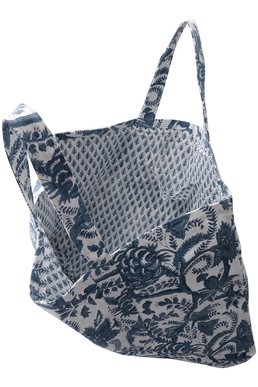 【エスゼット ブロックプリント/SZ Blockprints】のBIG PHOOL コットンオーバーサイズトートバッグ 人気、トレンドファッション・服の通販 founy(ファニー) 　ファッション　Fashion　レディースファッション　Fashion for Women　バッグ　Bags　ビッグ　Big, Oversized　ビーチ　Beach, Seaside　プリント　Print, Printed Pattern　ポケット　Pocket, Pocket Detail　リゾート　Resort, Vacation Style　夏　Summer　旅行　Travel　other-6|ID: prp329100004506118 ipo3291000000032778660