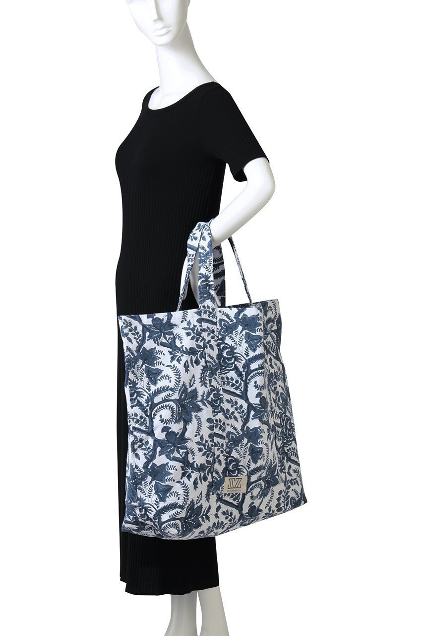 【エスゼット ブロックプリント/SZ Blockprints】のBIG PHOOL コットンオーバーサイズトートバッグ 人気、トレンドファッション・服の通販 founy(ファニー) 　ファッション　Fashion　レディースファッション　Fashion for Women　バッグ　Bags　ビッグ　Big, Oversized　ビーチ　Beach, Seaside　プリント　Print, Printed Pattern　ポケット　Pocket, Pocket Detail　リゾート　Resort, Vacation Style　夏　Summer　旅行　Travel　other-3|ID: prp329100004506118 ipo3291000000036090503