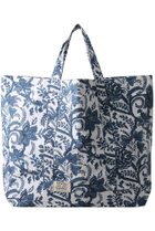 【エスゼット ブロックプリント/SZ Blockprints】のBIG PHOOL コットンオーバーサイズトートバッグ 大人の最旬トレンドファッション＆コーディネート founy(ファウニー) ファッション Fashion レディースファッション Fashion for Women バッグ Bags ビッグ Big, Oversized ビーチ Beach, Seaside プリント Print, Printed Pattern ポケット Pocket, Pocket Detail リゾート Resort, Vacation Style 夏 Summer 旅行 Travel thumbnail インディゴ|ID: prp329100004506118 ipo3291000000036926507