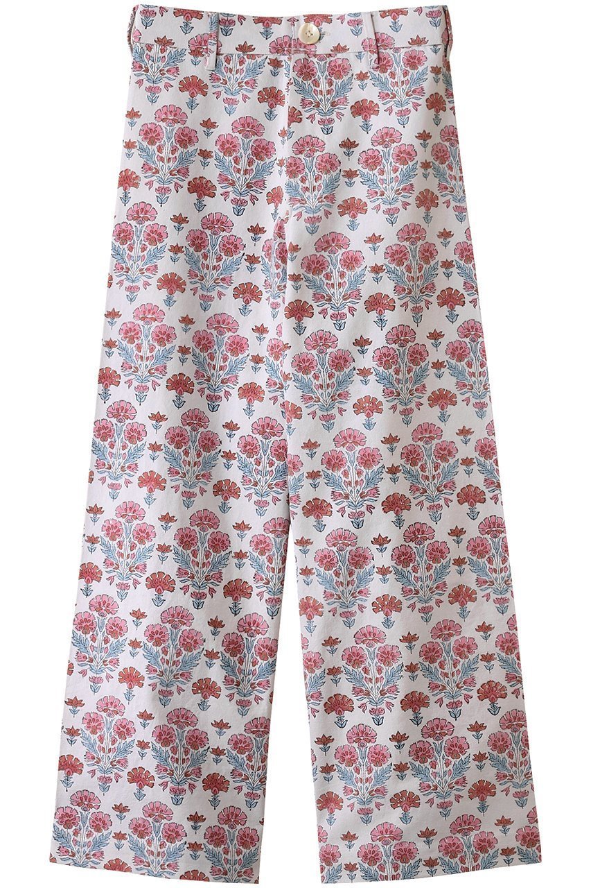 【エスゼット ブロックプリント/SZ Blockprints】のDISCO PANTS GERANIUM ワイドパンツ インテリア・キッズ・メンズ・レディースファッション・服の通販 founy(ファニー) 　ファッション　Fashion　レディースファッション　Fashion for Women　パンツ　Pants & Trousers　オリエンタル　Oriental Pattern　ボトム　Bottoms, Lower Wear　ワイド　Wide, Wide Fit　夏　Summer　春　Spring　S/S・春夏　SS, Spring/Summer, Warm Season　レッド|ID: prp329100004506120 ipo3291000000032900596