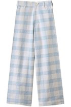 【エスゼット ブロックプリント/SZ Blockprints】のDISCO PANTS WEAVE ワイドパンツ 人気、トレンドファッション・服の通販 founy(ファニー) ファッション Fashion レディースファッション Fashion for Women パンツ Pants & Trousers クロップド Cropped, Short Length ワイド Wide, Wide Fit thumbnail ライトブルー|ID: prp329100004506122 ipo3291000000032900616