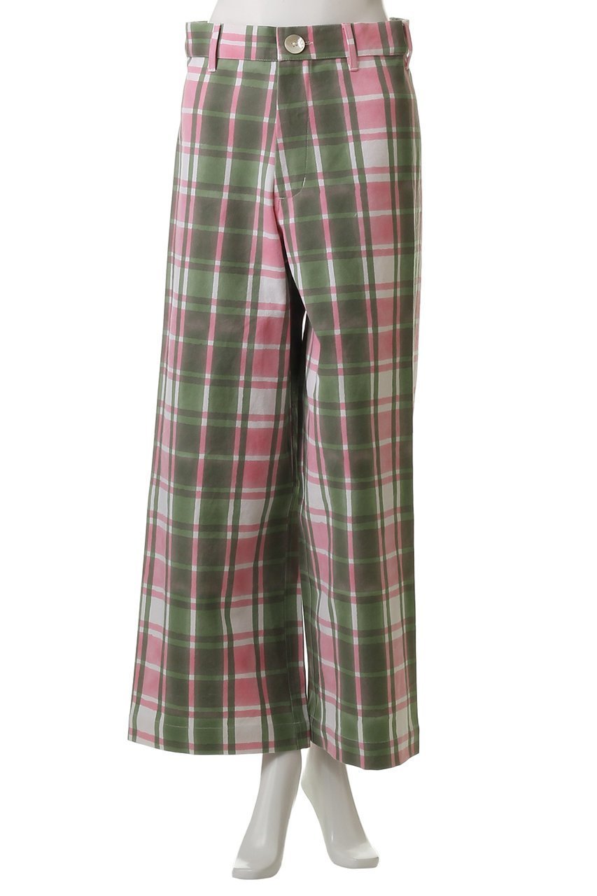 【エスゼット ブロックプリント/SZ Blockprints】のDISCO PANTS TARTAN ワイドパンツ 人気、トレンドファッション・服の通販 founy(ファニー) 　ファッション　Fashion　レディースファッション　Ladies' Fashion Online　パンツ　Pants　シンプル　Simple　ロング　Long　ワイド　Wide　再入荷　Restock/Back In Stock/Re Arrival　other-2|ID: prp329100004506124 ipo3291000000032648414
