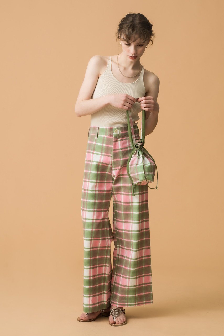 【エスゼット ブロックプリント/SZ Blockprints】のDISCO PANTS TARTAN ワイドパンツ 人気、トレンドファッション・服の通販 founy(ファニー) 　ファッション　Fashion　レディースファッション　Ladies' Fashion Online　パンツ　Pants　シンプル　Simple　ロング　Long　ワイド　Wide　再入荷　Restock/Back In Stock/Re Arrival　other-6|ID: prp329100004506124 ipo3291000000032648421