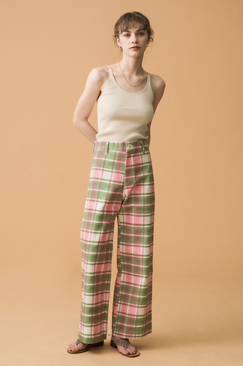 【エスゼット ブロックプリント/SZ Blockprints】のDISCO PANTS TARTAN ワイドパンツ 人気、トレンドファッション・服の通販 founy(ファニー) 　ファッション　Fashion　レディースファッション　Ladies' Fashion Online　パンツ　Pants　シンプル　Simple　ロング　Long　ワイド　Wide　再入荷　Restock/Back In Stock/Re Arrival　other-8|ID: prp329100004506124 ipo3291000000032648424