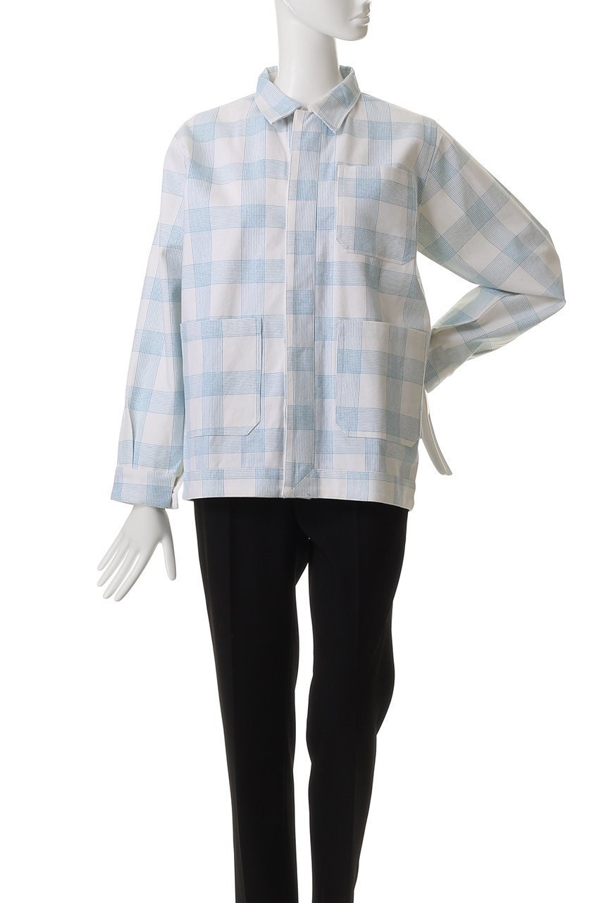 【エスゼット ブロックプリント/SZ Blockprints】のFIELD JACKET WEAVE フィールドジャケット 人気、トレンドファッション・服の通販 founy(ファニー) ファッション Fashion レディースファッション Fashion for Women アウター Coat / Outerwear Collection レディースジャケット・軽アウター Jackets ジャケット Jacket, Outerwear スリーブ Sleeve, Long Sleeve / Short Sleeve チェック Check, Plaid, Tartan ブロック Block, Solid Block Pattern プリント Print, Printed Pattern ロング Long, Long-Length other-2|ID: prp329100004506125 ipo3291000000032950079