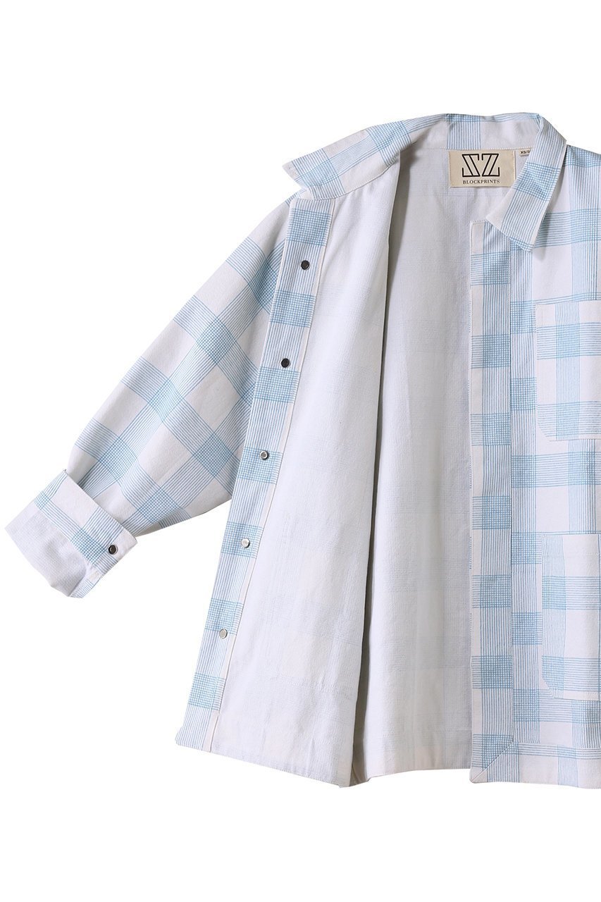 【エスゼット ブロックプリント/SZ Blockprints】のFIELD JACKET WEAVE フィールドジャケット 人気、トレンドファッション・服の通販 founy(ファニー) ファッション Fashion レディースファッション Fashion for Women アウター Coat / Outerwear Collection レディースジャケット・軽アウター Jackets ジャケット Jacket, Outerwear スリーブ Sleeve, Long Sleeve / Short Sleeve チェック Check, Plaid, Tartan ブロック Block, Solid Block Pattern プリント Print, Printed Pattern ロング Long, Long-Length other-6|ID: prp329100004506125 ipo3291000000032950100