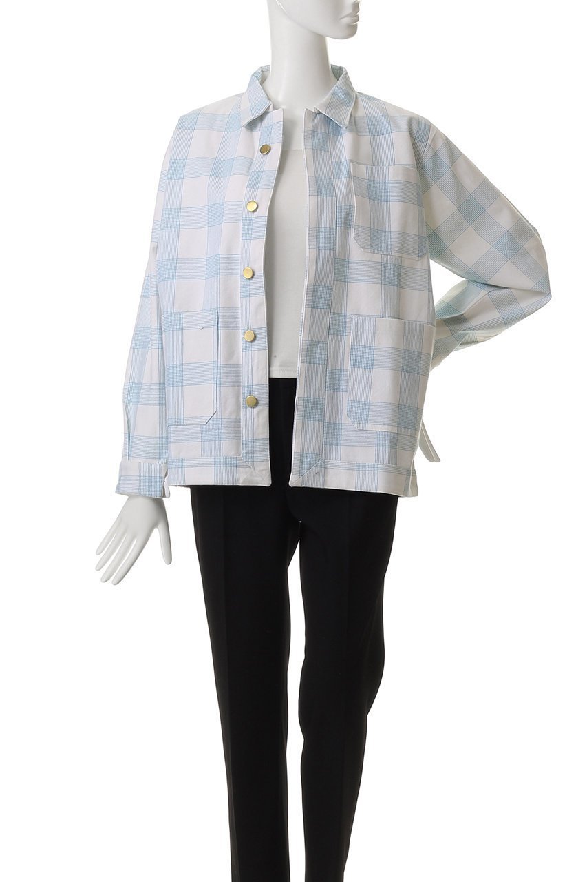 【エスゼット ブロックプリント/SZ Blockprints】のFIELD JACKET WEAVE フィールドジャケット 人気、トレンドファッション・服の通販 founy(ファニー) ファッション Fashion レディースファッション Fashion for Women アウター Coat / Outerwear Collection レディースジャケット・軽アウター Jackets ジャケット Jacket, Outerwear スリーブ Sleeve, Long Sleeve / Short Sleeve チェック Check, Plaid, Tartan ブロック Block, Solid Block Pattern プリント Print, Printed Pattern ロング Long, Long-Length other-7|ID: prp329100004506125 ipo3291000000032950104