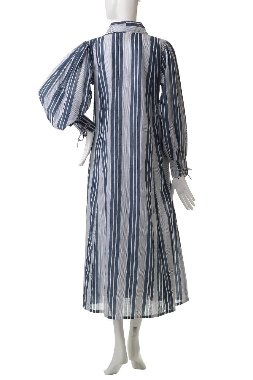 【エスゼット ブロックプリント/SZ Blockprints】のLEO DRESS SEASIDE STRIPE Vネックワンピース 人気、トレンドファッション・服の通販 founy(ファニー) 　ファッション　Fashion　レディースファッション　Fashion for Women　ワンピース　Dresses　フォーマル・パーティードレス・結婚式用ドレス　Elegant & Casual Dresses　チュニック　Tunic Tops & Dresses　ストライプ　Stripe, Striped Pattern　チュニック　Tunic, Long Top　フォルム　Silhouette, Form　リラックス　Relax, Relaxed Fit　今季　This Season, Current Season　other-4|ID: prp329100004506128 ipo3291000000035673260
